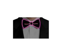 Papillon Luminosa LED, Luminoso Papillon Uomo, Papillons Divertente Regolabile, Papillon Led Si Illuminano Al Buio, Accessorio Costumi LED per Feste, Halloween, Carnevale, Ballo in Maschera (Rosa)