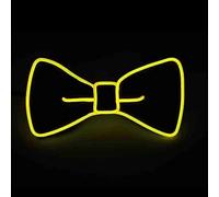 Papillon Luminoso LED, Papillon Uomo Fantasia con 3 Modalità Flash, Papillon che si illumina, Papillon Illuminato Regolabile, Accessorio Costume per Feste Bar Scuola Halloween Cosplay Natale