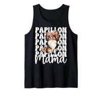 Papillon Mama Dog Mom Festa della Mamma Coquette Fiocco Rosa Canotta