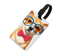 Papillon morbido per animali domestici, etichette per bagagli e bagagli per valigie con scudo per la privacy, borsa da viaggio, targhetta identificativa, per uomini e donne, zaino per borsa a mano