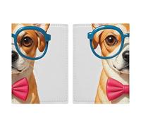 Papillon morbido per animali domestici, porta passaporto da viaggio per occhiali, custodia per passaporto con slot per carte di credito e slot per carta d'imbarco, organizer per documenti d'identità