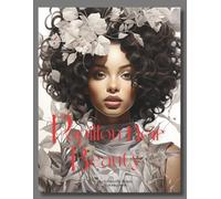 Papillon Noir Beauty: Black Butterfly Beauty Coloring Book: Portraits for Relaxation & Creative Expression