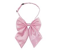 Papillon per donne e ragazze, elegante papillon in raso per uniformi scolastiche, laurea o t-shirt accessorio W-B1, Rosa