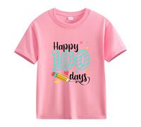 Papillon per neonato, modello Spring and Autumn New Fashionable Cute Print Comfortable Version of The Girls Stampato, maglietta da donna, Colore: rosa., 3-4 Jahre