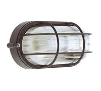 PAPILLON Plafoniera industriale IP44 Ovale Nera