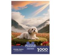 Papillon, Puzzle 1000 Pezzi, Sfida Creativa E Gratificante, Perfetto Per Souvenir O Arte Murale, Adatto Dai 10 Anni, Pet Dog, 70x50cm/1000pcs