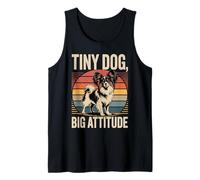 Papillon Retro Tramonto | Tiny Dog Big Attitude Canotta