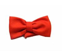 Papillon rosso lana cravatta a farfalla rossa wool red bow tie made in italy
