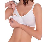 Papillon S2226 Maman Reggiseno Allattamento Senza Ferretto in Cotone, Coppa Preformata. (Bianco, 7)