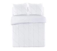 Papillon Set di Biancheria da Letto, Percalle, Bianco, 135 x 200 + 80 x 80 cm