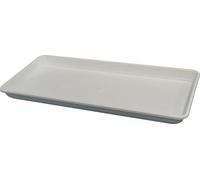 Papillon SOTTOVASO Rettangolare Bianco in Resina per Vaso FESTONATO da 80 cm