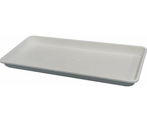 Papillon SOTTOVASO Rettangolare Bianco in Resina per Vaso FESTONATO da 80 cm
