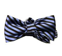 Papillon uomo a righe blu rosa marrone azzurro vinaccia beige marrone m italy