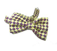 Papillon uomo giallo e fazzoletto completo abbinato o solo farfallino made italy