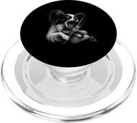 Papillon, violinista che suona il cane, amante dei cani PopSockets PopGrip per MagSafe