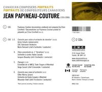Papineau-Couture Jean - Jean Papineau-Couture Portrait (2 CD)