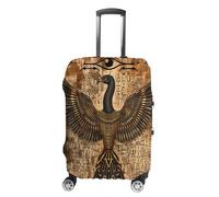 Papiro egiziano raffigura l'occhio di Horus valigia copertura lavabile bagagli copertura protettiva viaggio, Stile:, XL