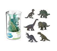 Papo isiplay 33018-Mini Set 1, PVC, Colore Mini Tubo Dinosauri, 33018