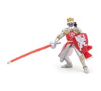 Papo 39386 Rosso Drago King Medieval-Fantasy Statuetta, Multicolore