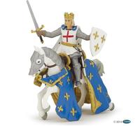 Papo 39841 Ludovico Il Santo Sul Suo Cavallo 13 Cm Cavaliere E Castelli