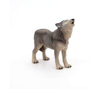 Papo 50171 Lupo che ulula WILD ANIMAL KINGDOM Figurina, multicolore