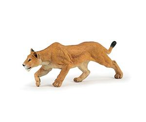 PAPO 50251 - Statuetta con leone che insegue il Regno degli animali, multicolore