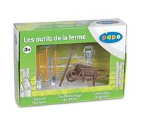 Papo 51140 Figurine Set Attrezzi Fattoria cod, Colore Arrancione-Marrrone