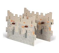 Papo 60023-Mura per Castello dell'armaiolo, 2 pz Statuetta, Multicolore, 60023