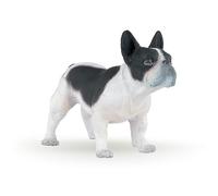Papo -Dipinta a mano- figurina-cani e gatti-Bulldog francese bianco e nero-54006-Collezione -Adatto a bambini e bambine - A partire dai 3 anni di età