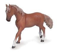 Papo -Dipinta a mano- figurina-Cavalli, puledri e pony-Cavalla inglese purosangue, marrone-51533-Collezione -Adatto a bambini e bambine - A partire dai 3 anni di età