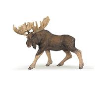 PAPO -Dipinta a mano- figurina-Fauna Selvatica -Alce-50065-Collezione -Adatto a bambini e bambine - A partire dai 3 anni di età