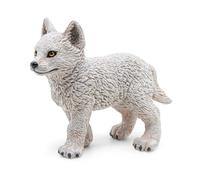 PAPO -Dipinta a mano- figurina-Fauna Selvatica -Giovane lupo polare-50228-Collezione -Adatto a bambini e bambine - A partire dai 3 anni di età