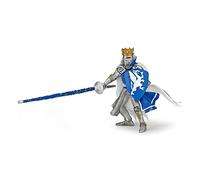 Papo -Dipinta a mano- figurina-Medioevo Mitico-Re drago blu-39387-Collezione -Adatto a bambini e bambine - A partire dai 3 anni di età