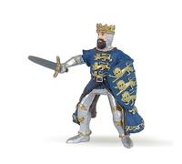Papo -Dipinta a mano- figurina-Medioevo Mitico-Re Riccardo blu-39329-Collezione -Adatto a bambini e bambine - A partire dai 3 anni di età