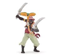 Papo -Dipinta a mano- figurina-Pirati e corsari-Corsaro con spada-39454-Collezione-Adatto a bambini e bambine - A partire dai 3 anni di età