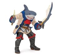 Papo -Dipinta a mano- figurina-Pirati e corsari-Pirata mutante squalo-39460-Collezione-Adatto a bambini e bambine - A partire dai 3 anni di età