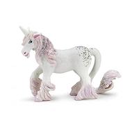 Papo The Enchanted Unicorn Statuetta, Multicolore, 39116 World, Colore Bianco-Rosa