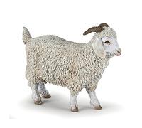Papo -Dipinta a mano- figurina-Vita nella fattoria-Capra angora-51170-Collezione -Adatto a bambini e bambine - A partire dai 3 anni di età