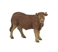 Papo- Vache Limousine Farmyard Friends Animaux Statuetta, Colore Rosso-Beige, 51131