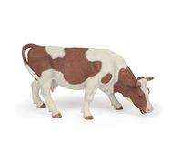 Papo- Vacca simmental al pascolo Figurina, Colore Mucca, 51147