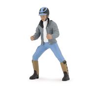 Papo - dipinto a mano - figurina - Cavalli Puledri e Pony - Giovane Cavaliere