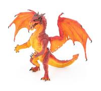 Papo - Dragon King del Fuoco - Personaggio Fantasy Snodabile - 16 cm