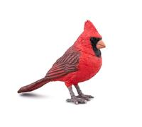 Papo - Figura Cardinale Rosso del Nord per Bambini dai 3 Anni+ - Giocattolo Educativo - Uccello Selvatico Realistico da Giardino - Dipinto a Mano - Collezione Animali del Giardino - 50322