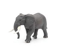 PAPO Wild Animal Kingdom African Elephant Toy Figure, Grey (50192)