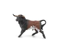 PAPO - Figura Toro Spagnolo - Giocattolo per Bambini dai 3 Anni - Animale della Fattoria Realistico - Dipinto a Mano - Collezione La Vita in Fattoria - Plastica Resistente e Dettagliata - 51183