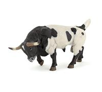 Papo - Figurina Texas Bull - Realistica - Dai 3 anni in su - Forza della Natura - Dipinta a mano - Alla scoperta della vita rurale americana e del rodeo - Giocattolo per bambini