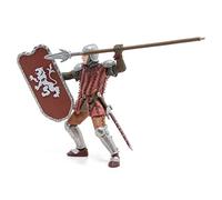 Papo - Figurina Chevalier au Javelot, Défenseur du Royaume Médiéval, Giocattolo