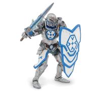 Papo - Figurina Chevalier d'Argent, Brave du Monde Fantastique, giocattolo per bambini dai 3 anni - missioni epiche e battaglie leggendarie da immaginare