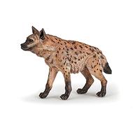PAPO - HYÈNE - Statuetta di animali selvatici - 3 anni - Animali selvatici - Dipinti a mano - Stimola l'immaginazione e l'apprendimento - Dimensioni: 9 x 2 x 5,5 cm - Idea regalo