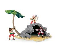 Papo - L'ambiente dei pirati e dei corsari dell'isola, 60252, multicolore [Personaggi non inclusi, venduti separatamente]
